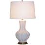 Port 68 Southampton Cream Crackled Porcelain Vase Table Lamp