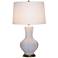 Port 68 Southampton Cream Crackled Porcelain Vase Table Lamp