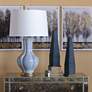 Port 68 Southampton Cream Crackled Porcelain Vase Table Lamp