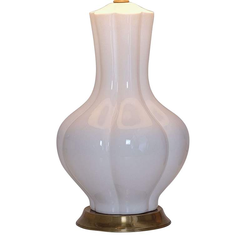 Image 4 Port 68 Southampton Cream Crackled Porcelain Vase Table Lamp more views