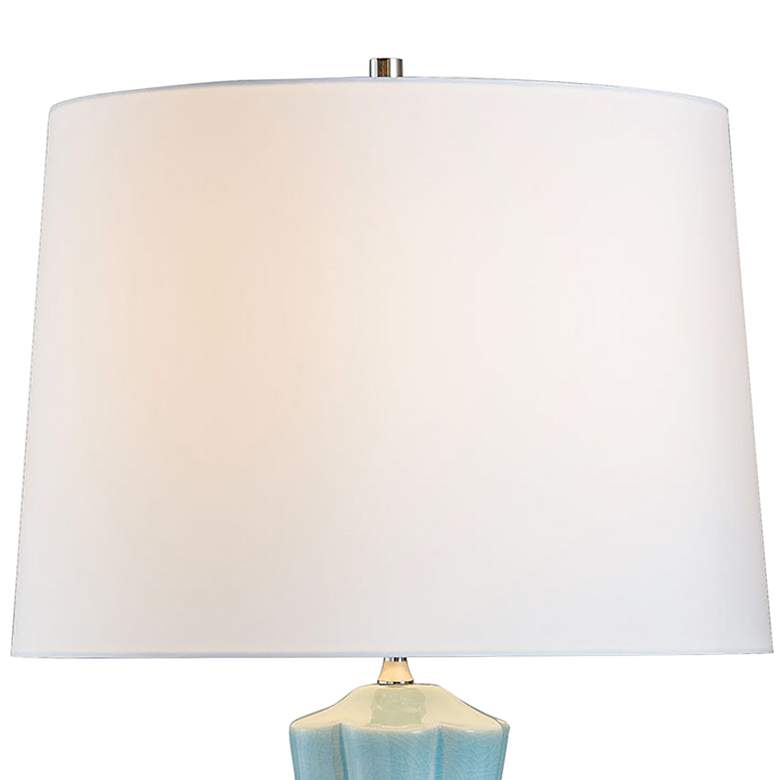 Image 3 Port 68 Southampton Sky Blue Porcelain Vase Table Lamp more views