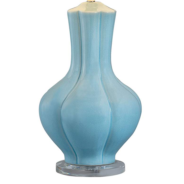 Image 4 Port 68 Southampton Sky Blue Porcelain Vase Table Lamp more views