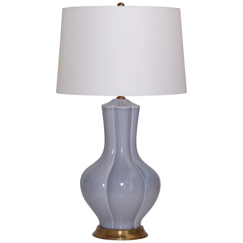 Image 2 Port 68 Southampton Smoke Gray Porcelain Vase Table Lamp