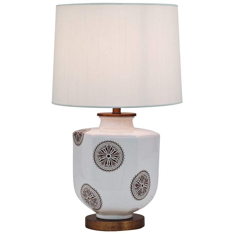 Image 1 Port 68 Temba Brown Porcelain Accent Table Lamp