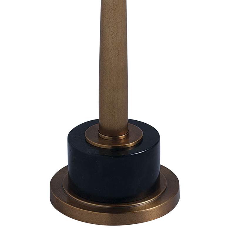 Image 3 Port 68 Toronto 12" Wide Brass Small Accent Table more views