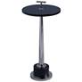 Port 68 Toronto 12" Wide Nickel Small Accent Table