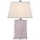 Port 68 Venezia Rhubarb Antique Porcelain Jar Table Lamp