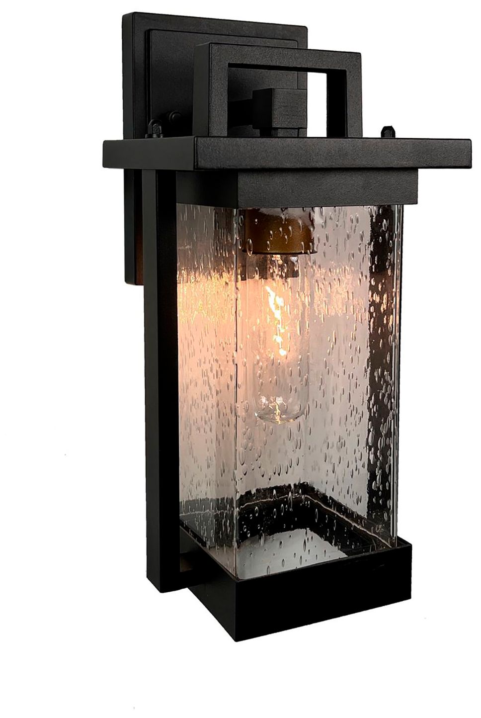 Image 3 Port Charlotte 5.9"W Matte Black Outdoor Wall Light w/ Clear Glass Sha more views