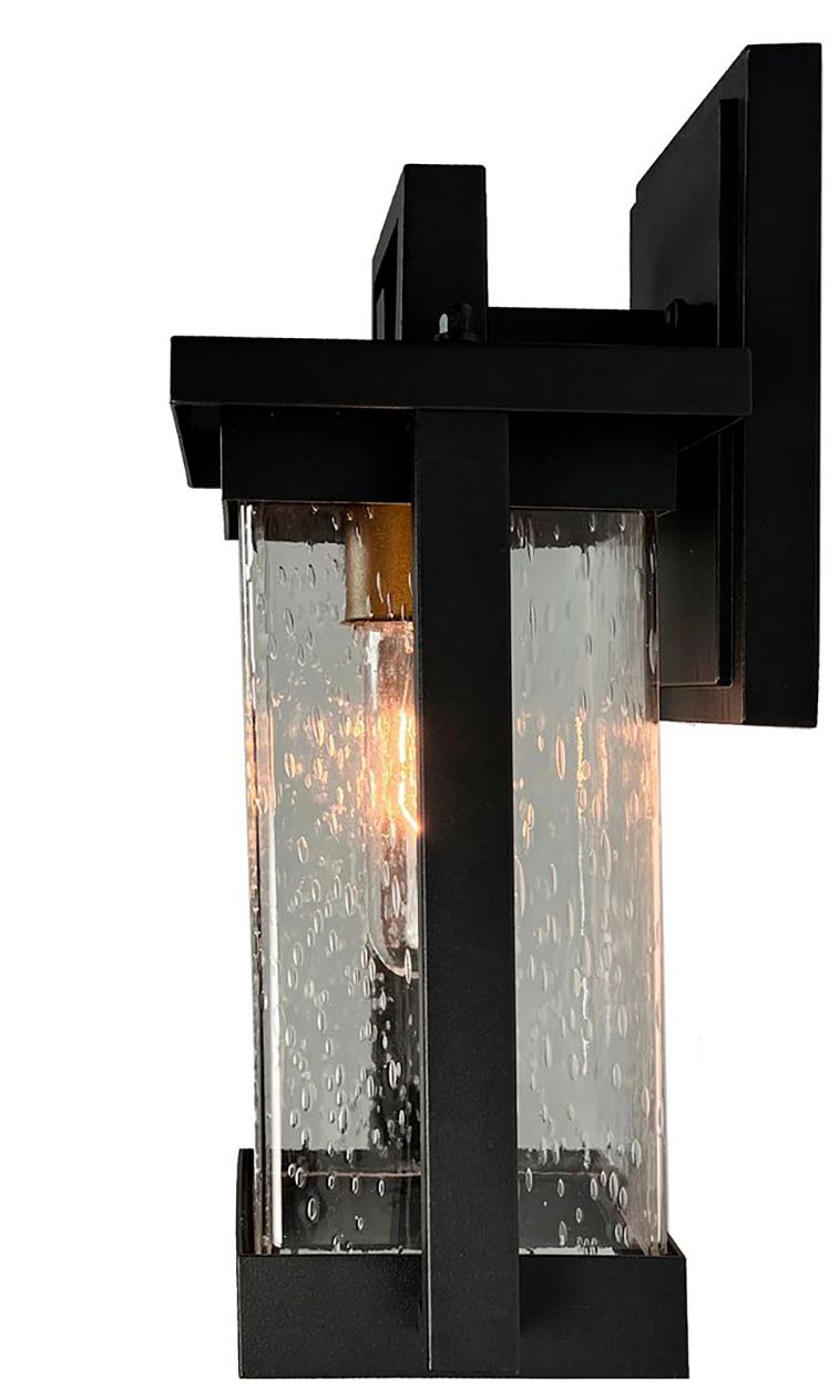 Image 4 Port Charlotte 5.9"W Matte Black Outdoor Wall Light w/ Clear Glass Sha more views