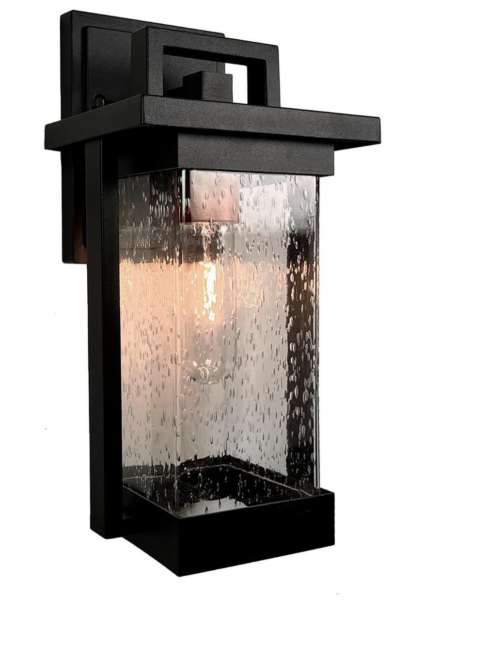 Image 7 Port Charlotte 5.9"W Matte Black Outdoor Wall Light w/ Clear Glass Sha more views