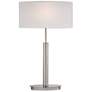 Port Elizabeth 24" High 1-Light Table Lamp - Satin Nickel