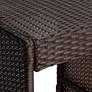 Port Henry Brown Rattan Outdoor Bar Table and Chair Set
