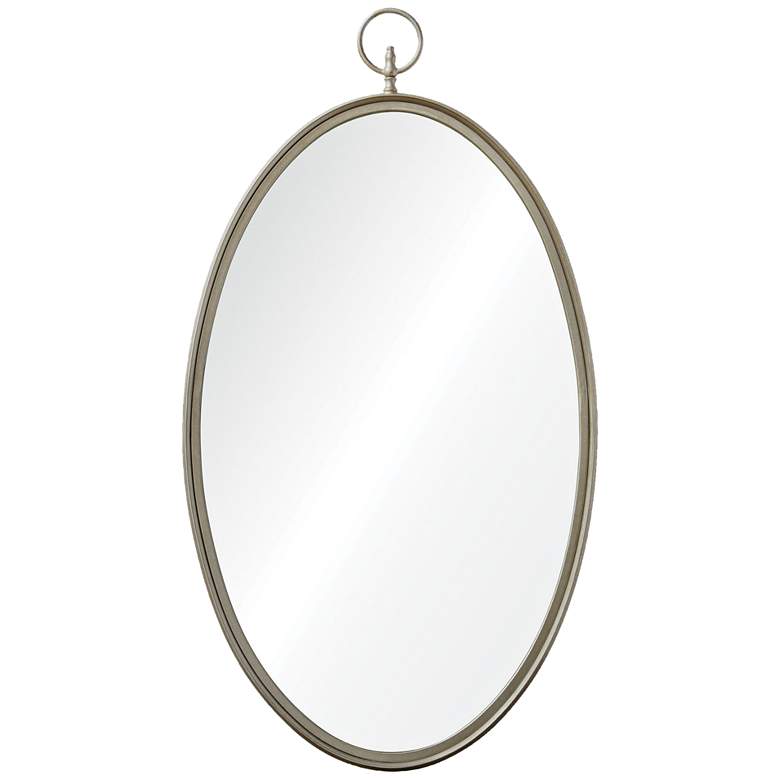 Image 1 Port Jackson Antique Silver 22 inch x 40 inch Oval Wall Mirror