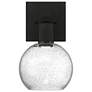 2_Port Nine Burgundy 12 1/4" High Matte Black LED Wall Sconce more views