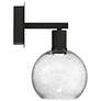 3_Port Nine Burgundy 12 1/4" High Matte Black LED Wall Sconce more views