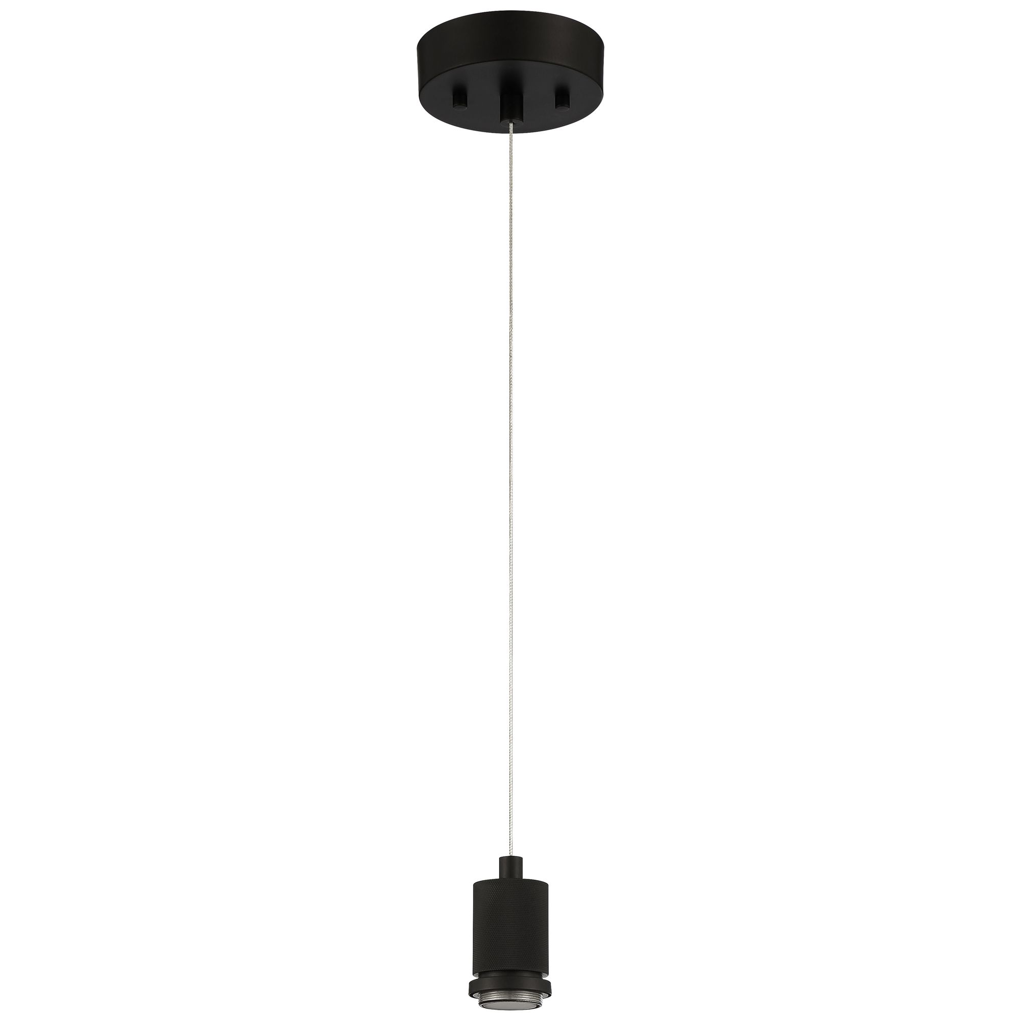 Image 4 Port Nine Chardonnay LED Pendant - Matte Black Finish - Seeded Glass more views