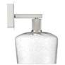 3_Port Nine Chardonnay LED Wall Sconce - Brushed Steel - Seeded Glass more views