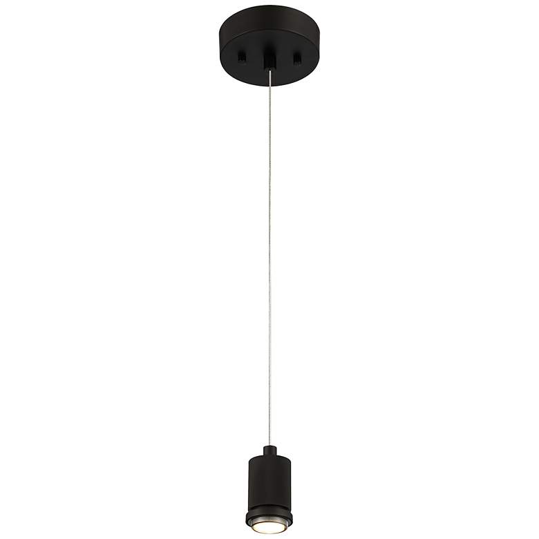 Image 3 Port Nine Martini 8" Wide Matte Black LED Mini Pendant more views