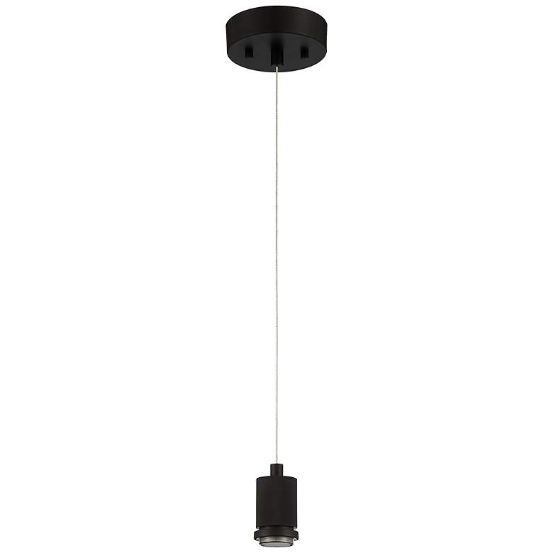 Image 4 Port Nine Martini 8" Wide Matte Black LED Mini Pendant more views