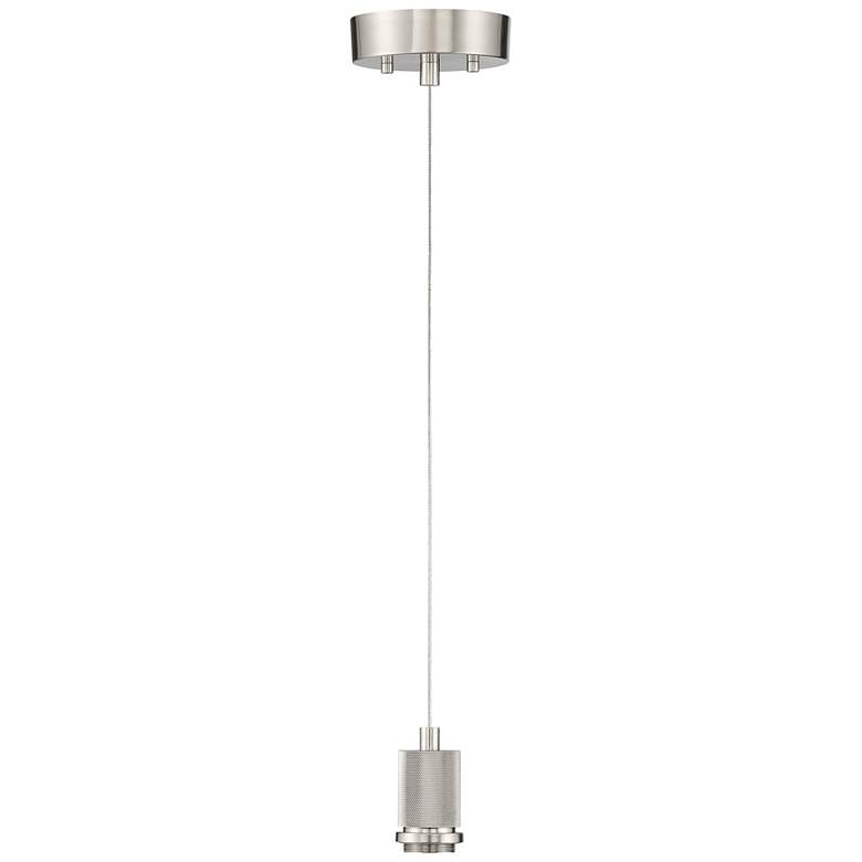 Image 3 Port Nine Martini 8" Wide Steel Clear Glass LED Mini Pendant more views