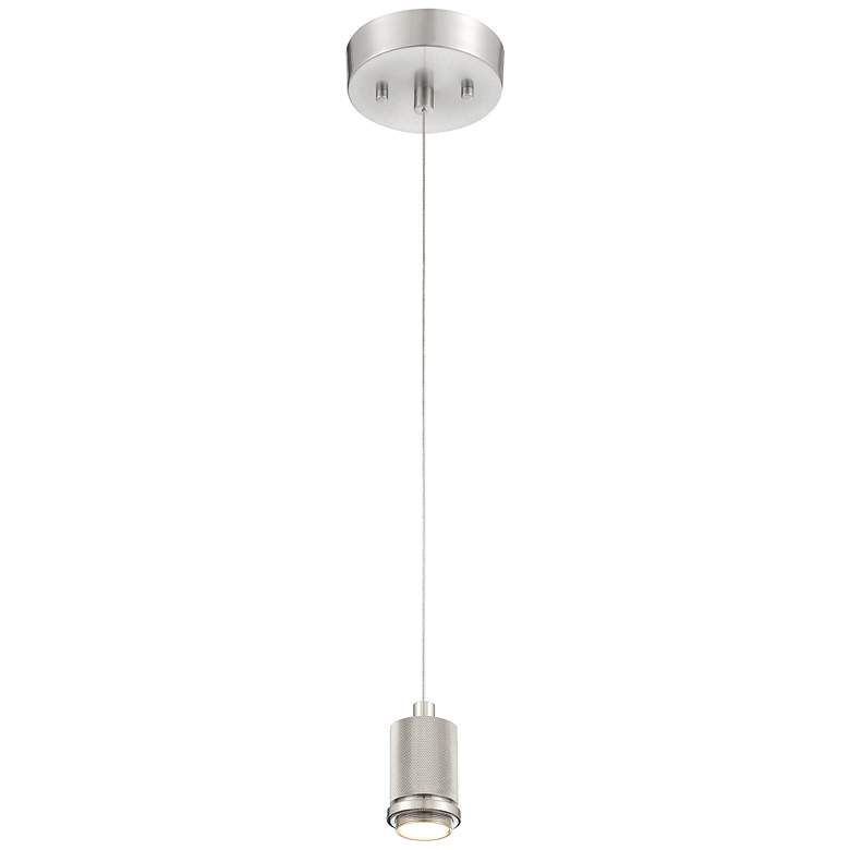 Image 5 Port Nine Martini 8" Wide Steel Clear Glass LED Mini Pendant more views