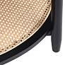 5_Port Royal 20" Wide Painted Black Wood Round End Table more views