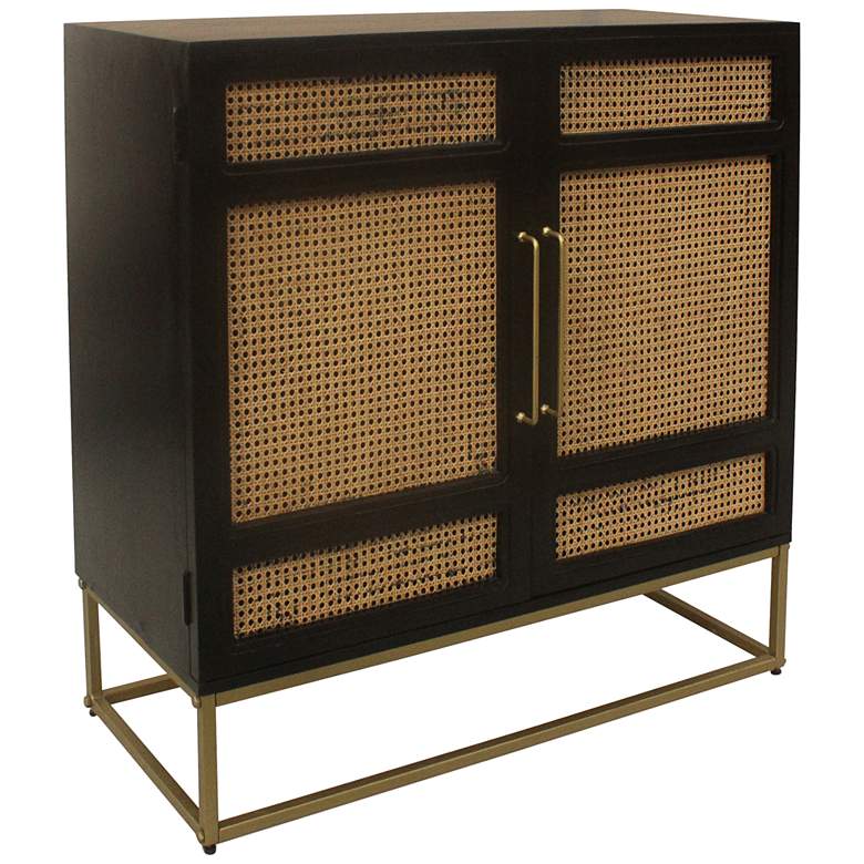 Image 1 Port Royal 40" Wide Wood and Metal 2-Door Accent Cabinet