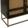Port Royal 40" Wide Wood and Metal 2-Door Accent Cabinet