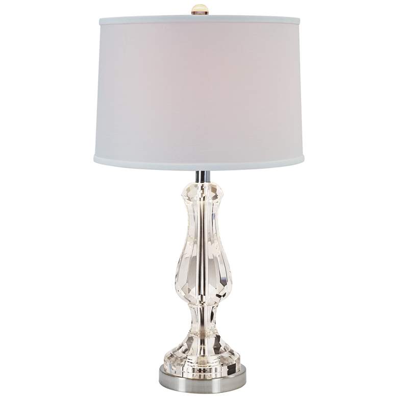 Image 1 Porta Chrome and Crystal Table Lamp