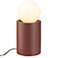 Portable 11 1/2" High Canyon Clay Ceramic Accent Table Lamp