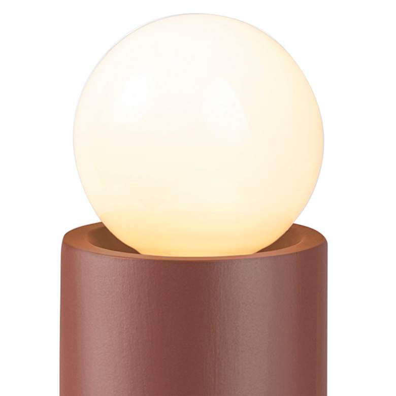 Image 2 Portable 16 1/2" High Canyon Clay Ceramic Accent Table Lamp more views