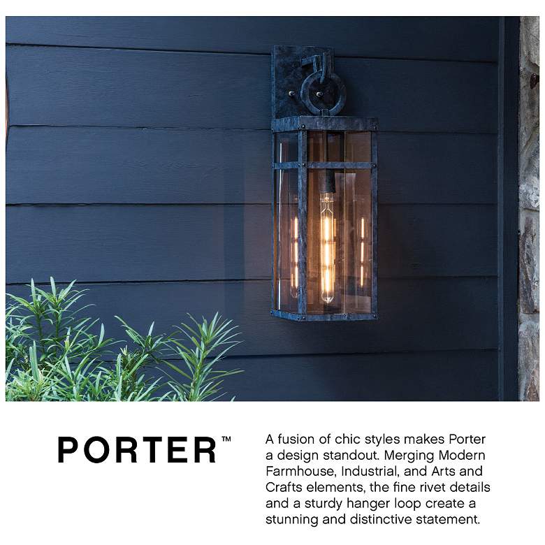 Image 6 Porter 13" High Outdoor Wall Light by Hinkley Lighting more views