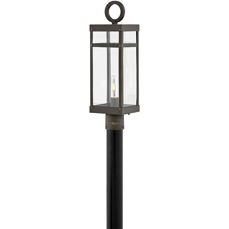Image 1 Porter 22 3/4 inch High Oil-Rubbed Bronze Outdoor Post Light