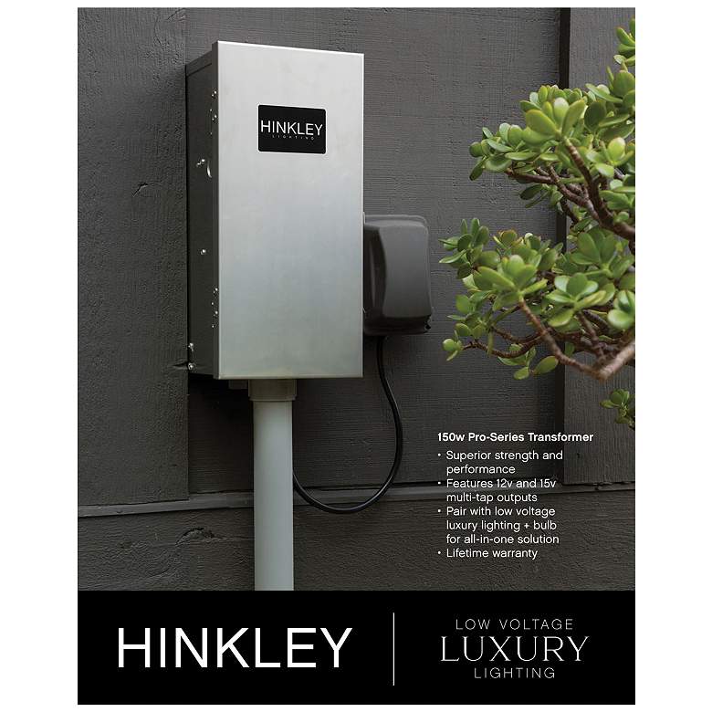 Image 4 Porter 22 3/4"H 3W Outdoor Post Light by Hinkley Lighting more views