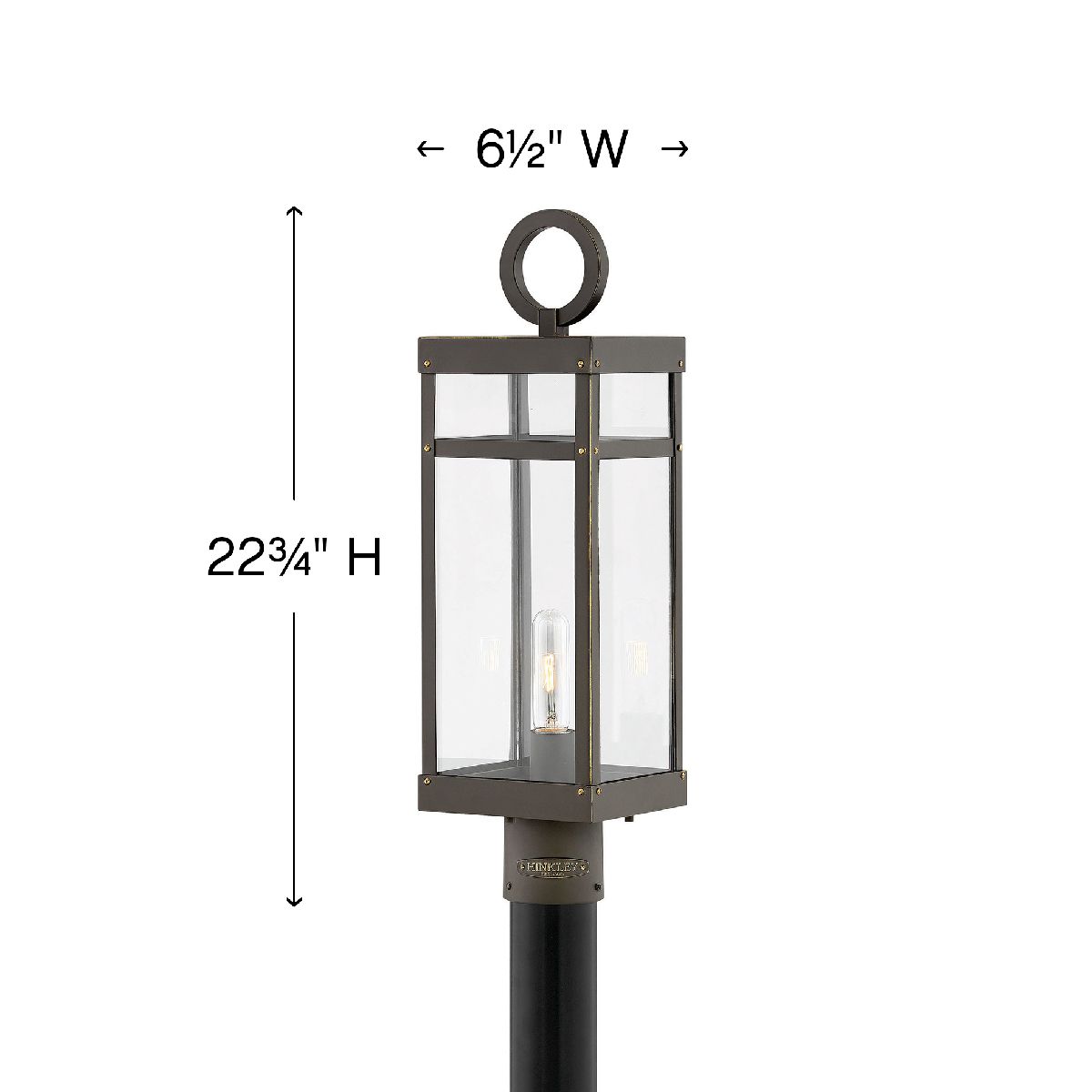 Porter 22 3/4"H 3W Outdoor Post Light by Hinkley Lighting