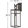 4_Porter 25" High Oil-Rubbed Bronze LED Outdoor Wall Light more views