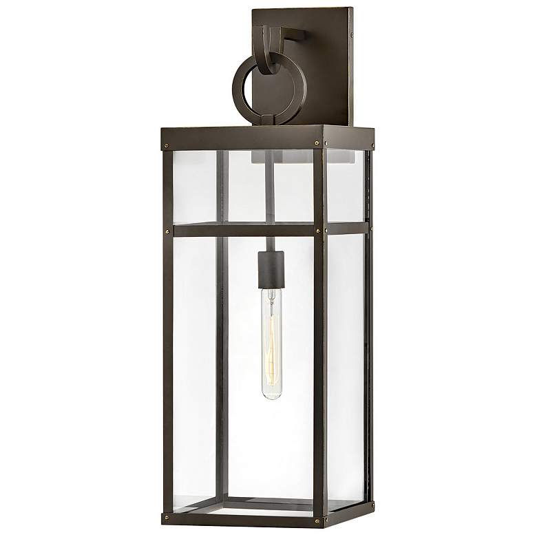 Image 1 Porter 29" High Oil-Rubbed Bronze LED Outdoor Wall Light