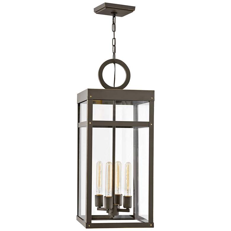 Image 2 Porter 31 1/4 inch High Oil-Rubbed Bronze Outdoor Hanging Light