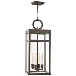 Porter 31 1/4&quot; High Oil-Rubbed Bronze Outdoor Hanging Light