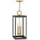 Porter 9"W Heritage Brass w/ Aged Zinc 3-Light Mini Pendant