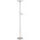 Porter Brushed Steel LED Reading and Floor Lamp