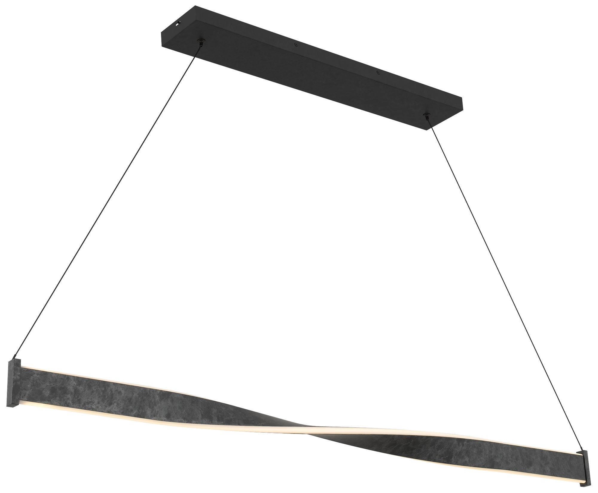 Thumbnail4 of Porter Integrated LED Old Black Island Light with CCT Switch more views