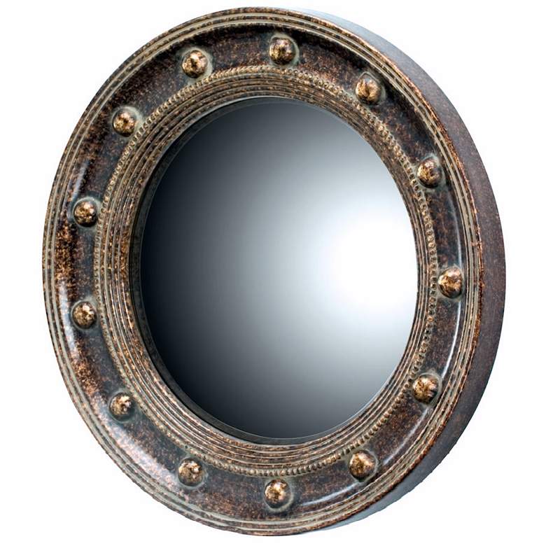 Image 1 Porthole 21 1/4 inch High Round Wall Mirror