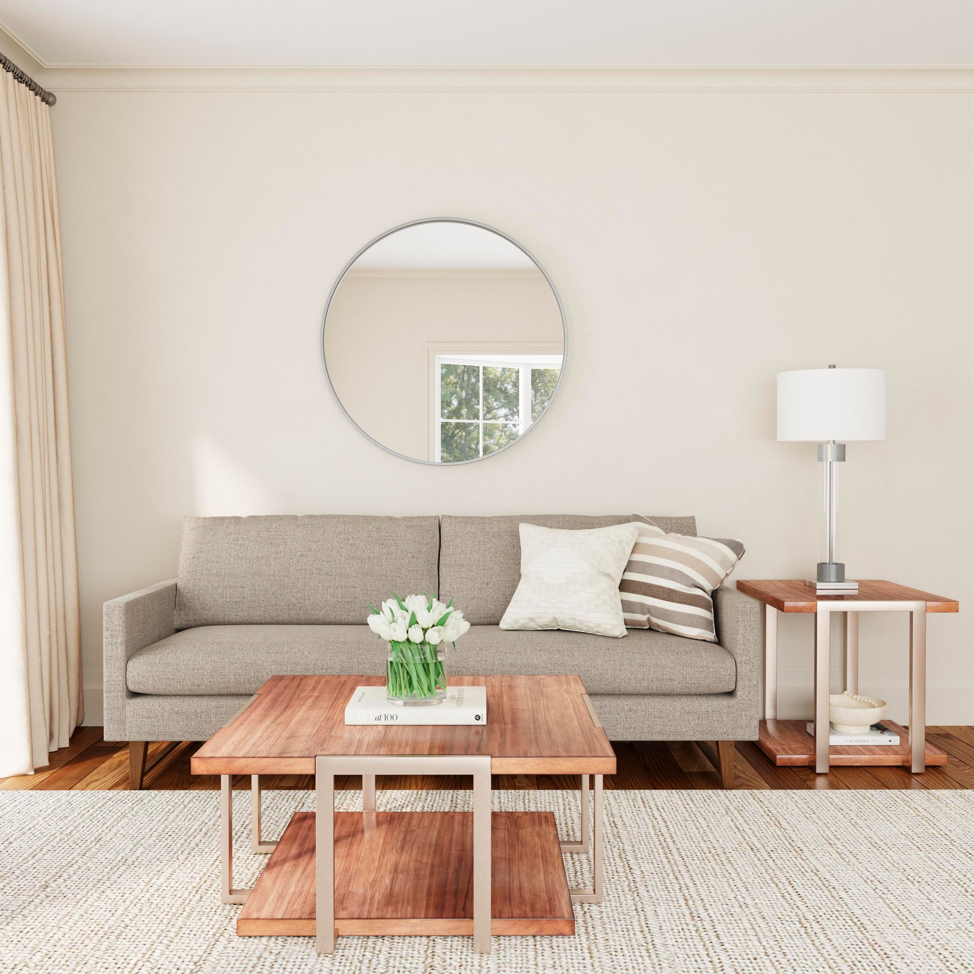 Portia 40"H Modern Styled Wall Mirror