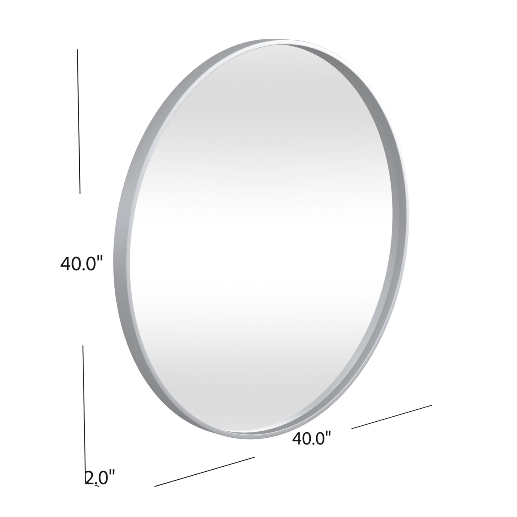 Portia 40"H Modern Styled Wall Mirror