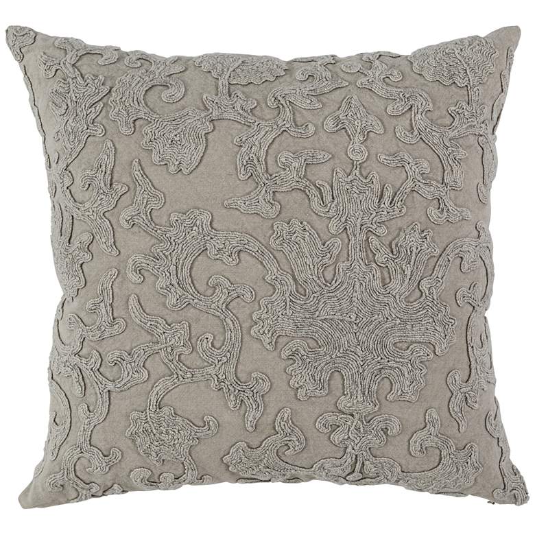 Image 1 Portia Natural 22 inch Square Throw Pillow