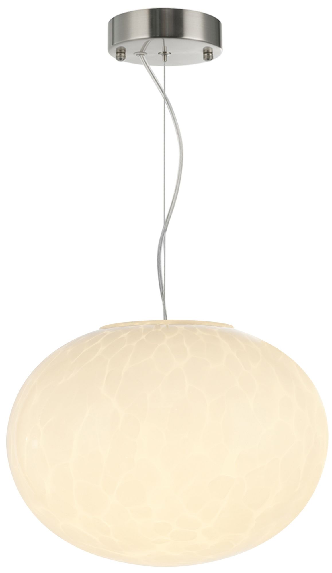 Image 2 Portico 11.5" Wide Satin Nickel Pendant more views