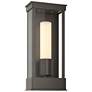 Portico 14 3/4" High Coastal Dark Smoke Outdoor Wall Light