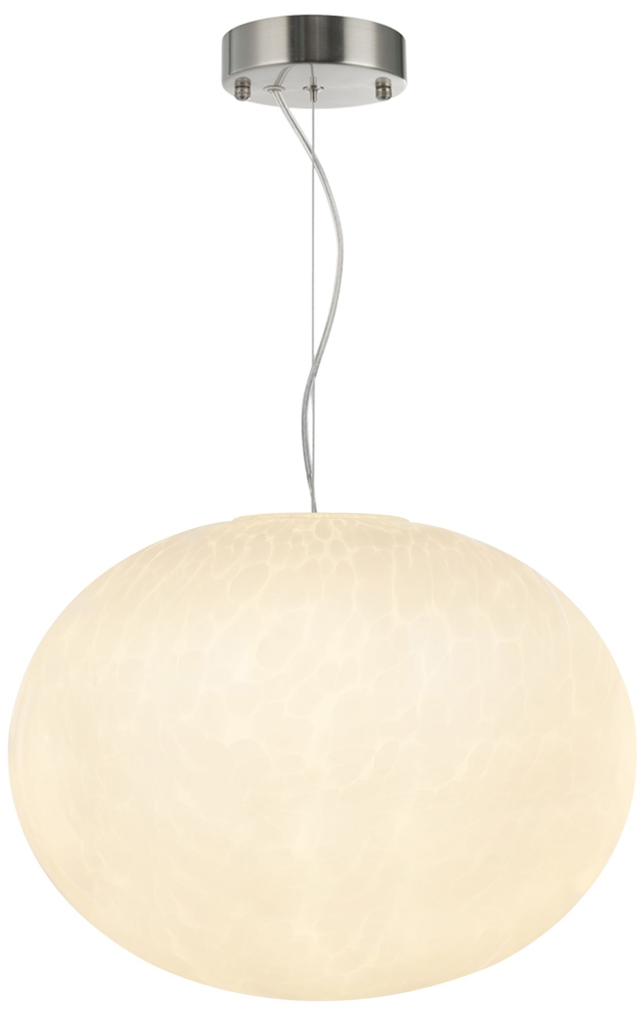 Image 2 Portico 20" Wide Satin Nickel Pendant more views