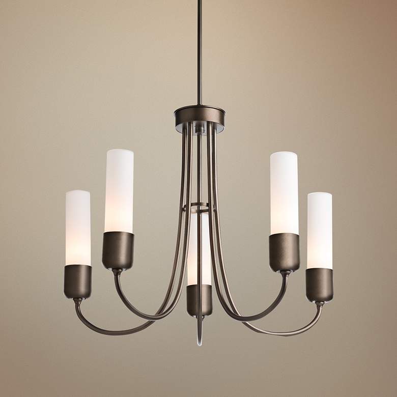 Image 1 Portico 22 1/2" Wide Bronze Indoor/Outdoor Pendant Light
